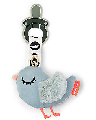 Done By Deer Cozy Keeper Birdee - Light Blue - Cotton Doudou & Comforters